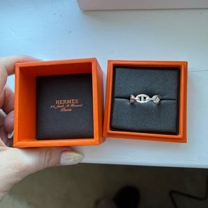 Hermes Chaine d'ancre Enchainee ring
